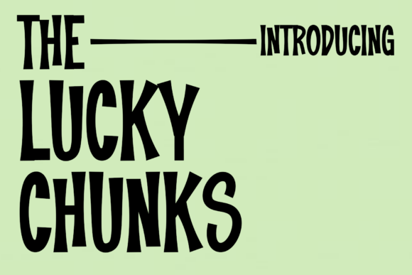 Discovering The Lucky Chunks: A Script Font with Soul
