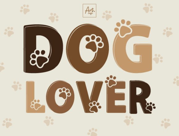 Dog Lover: The Playful Typeface for Creative Projects