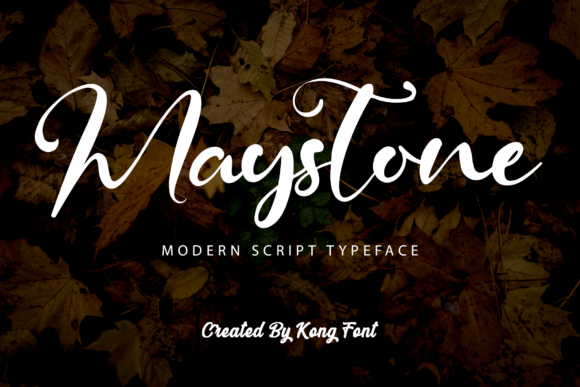 Maystone: The Handwritten Script Font with Modern Charm