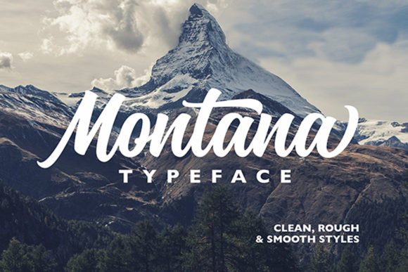 Montana: The Handwritten Font with Bold, Nostalgic Character