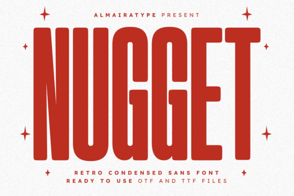 Nugget: A Retro Sans Font with Modern Punch