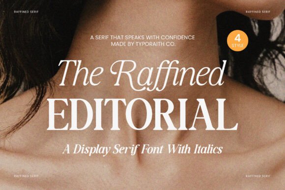 Raffined Serif: Crafting Confidence in Every Letterform