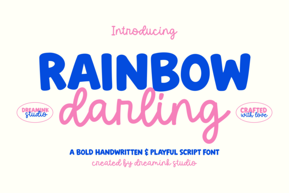 Rainbow Darling Duo: Strength Meets Whimsy