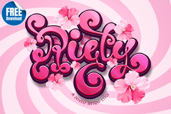 Riety: The Retro Serif Font for Timeless Wedding & Branding Projects