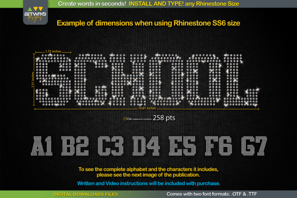 RS02 Atletico TTF Rhinestone Template: Effortless Sparkle
