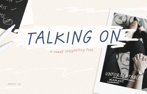 Talking on: A Friendly Font for Authentic Connections