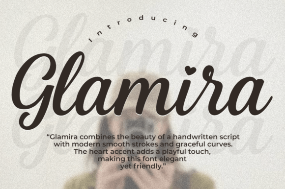 Unveiling the Glamira Script: A Typeface of Romantic Elegance