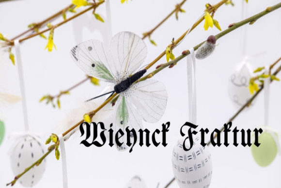 Wieynck Fraktur: A Bold Blackletter for Modern Creators