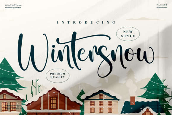 Wintersnow: The Elegant Script for Timeless Designs